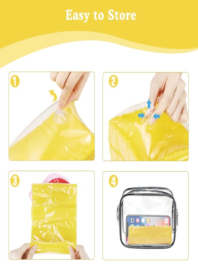 HeySplash Inflatable Arm Bands for Kids, Floatation Sleeves Floats Tube Water Wings Swimming Arm Floats Cute, Flamingo Yellow - Image 5